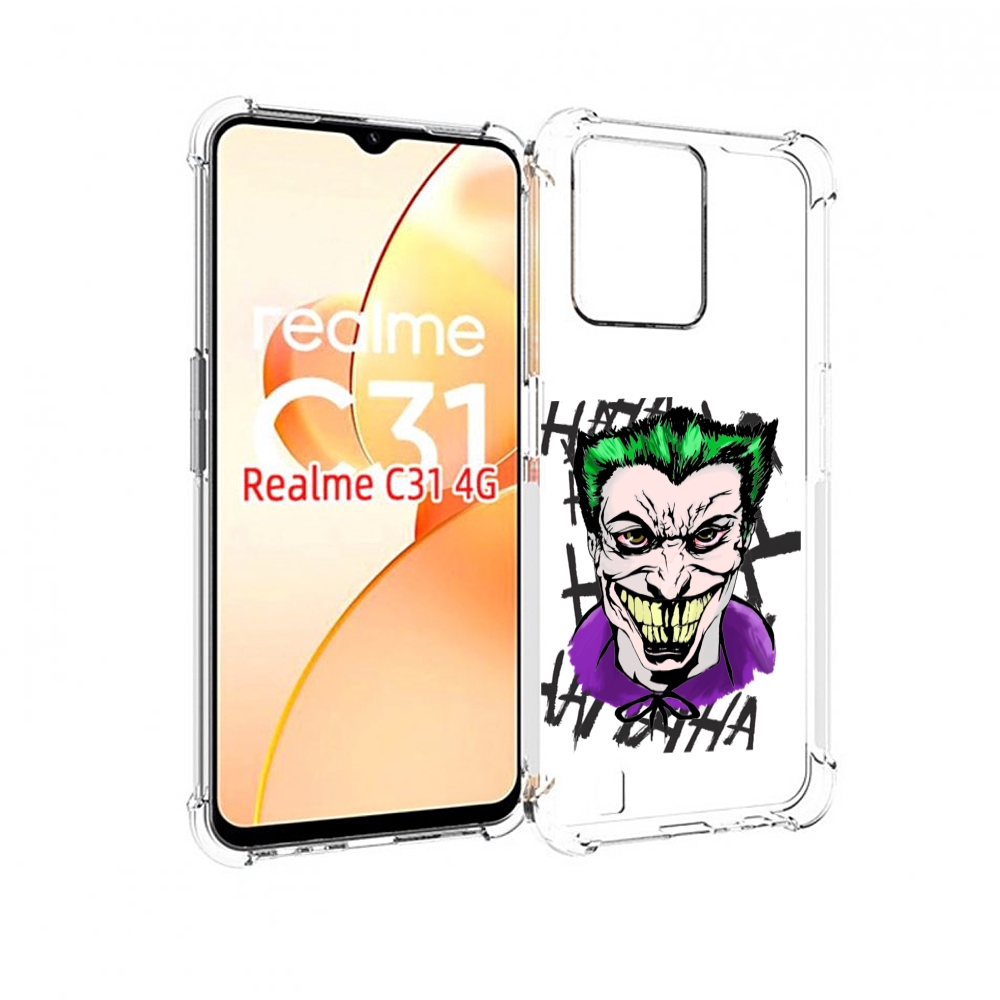 

Чехол MyPads Джокер-крейзи для OPPO Realme C31, Прозрачный, Tocco