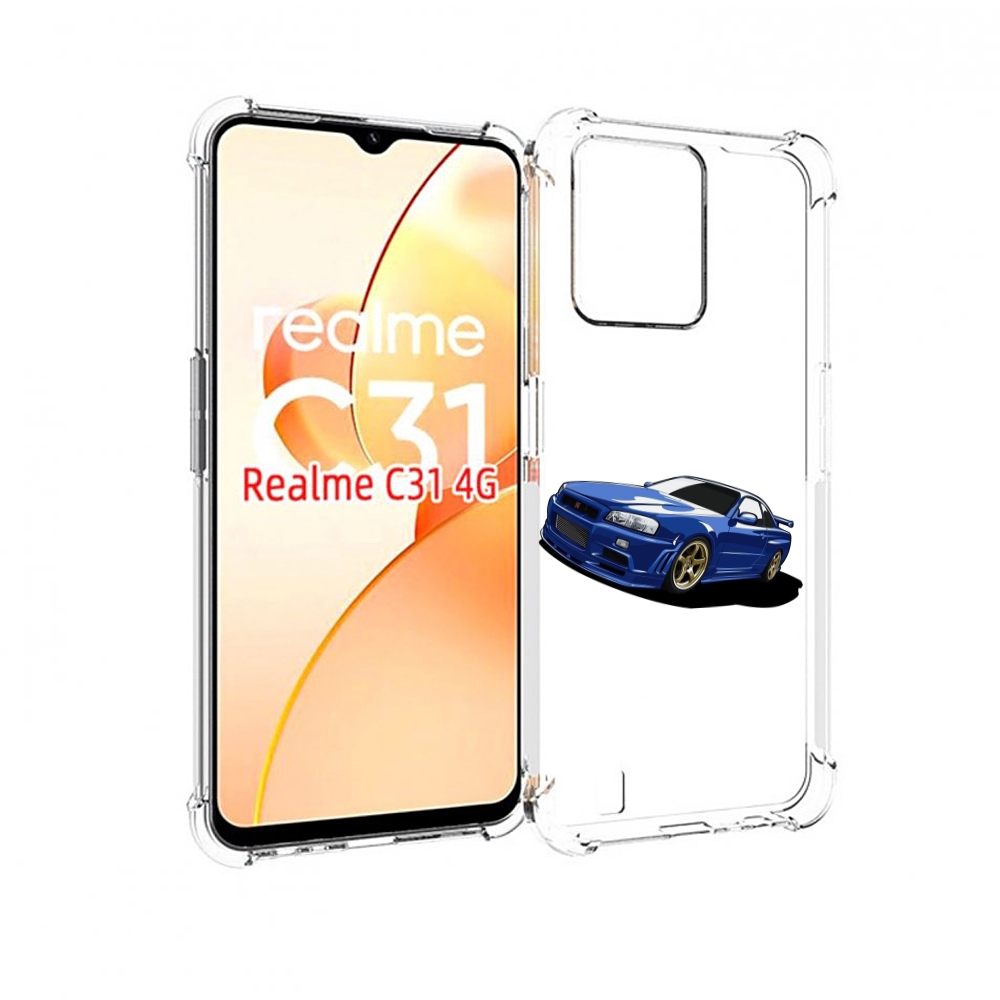

Чехол MyPads Джитиэр для OPPO Realme C31, Прозрачный, Tocco