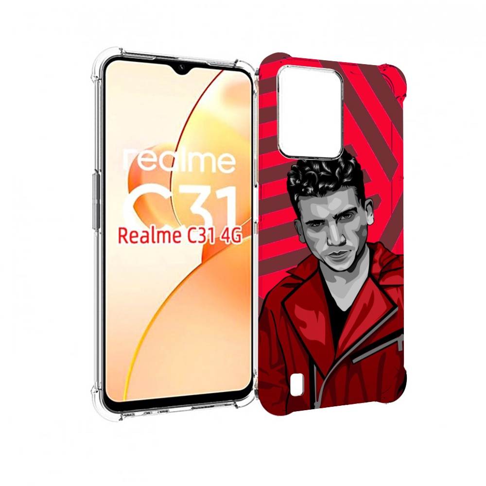 

Чехол MyPads Денвер-бумажный-дом для OPPO Realme C31, Прозрачный, Tocco