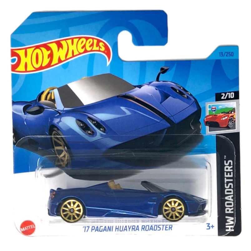 

Машинка Hot Wheels ‘17 Pagani Huayra Roadster, HKK08 5785 013 из 250