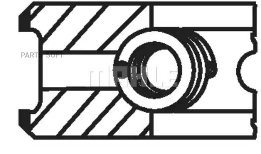 Кольца поршневые Mahle/knecht 03304N0