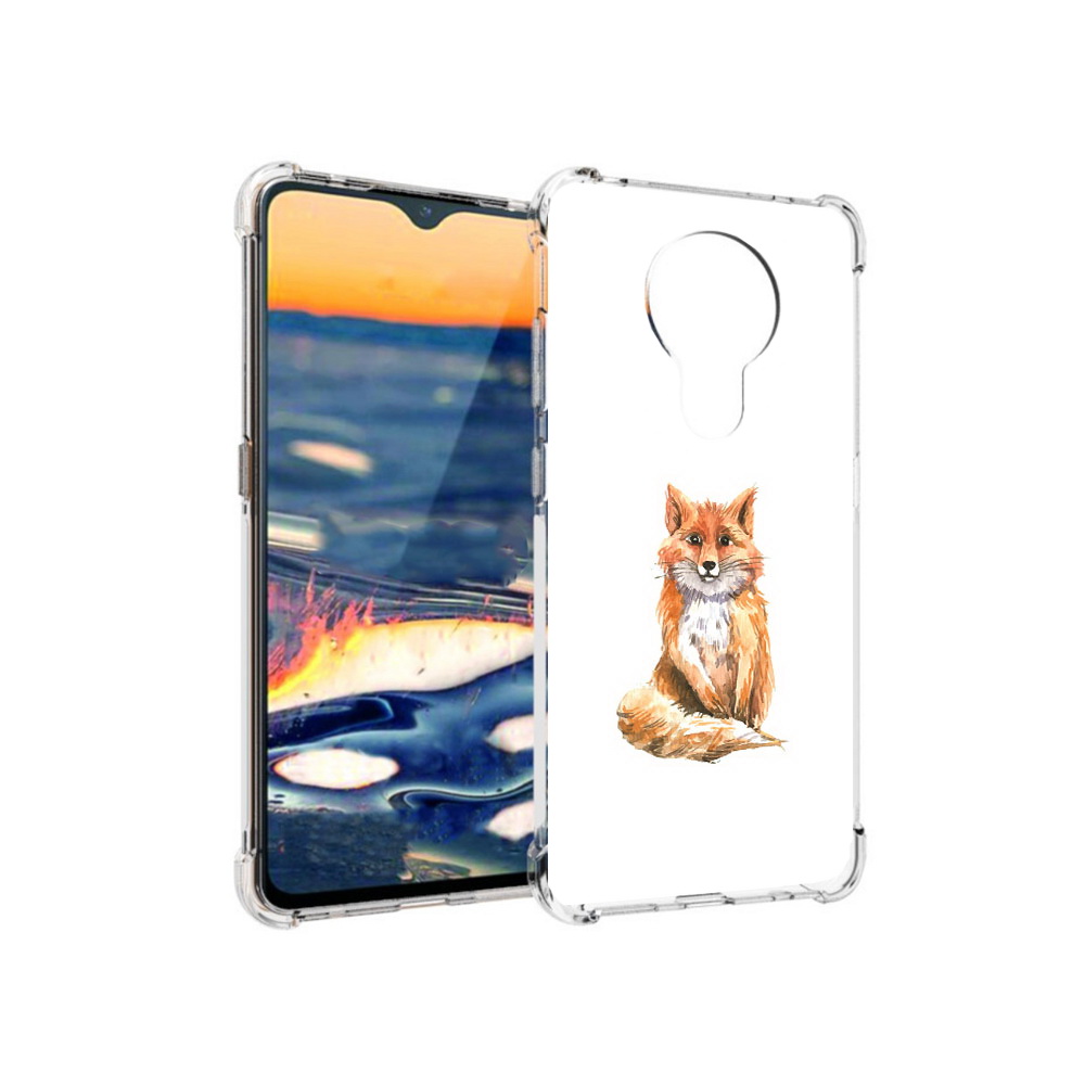 

Чехол MyPads Tocco для Nokia 5.3 детская лиса (PT227052.106.320), Прозрачный, Tocco