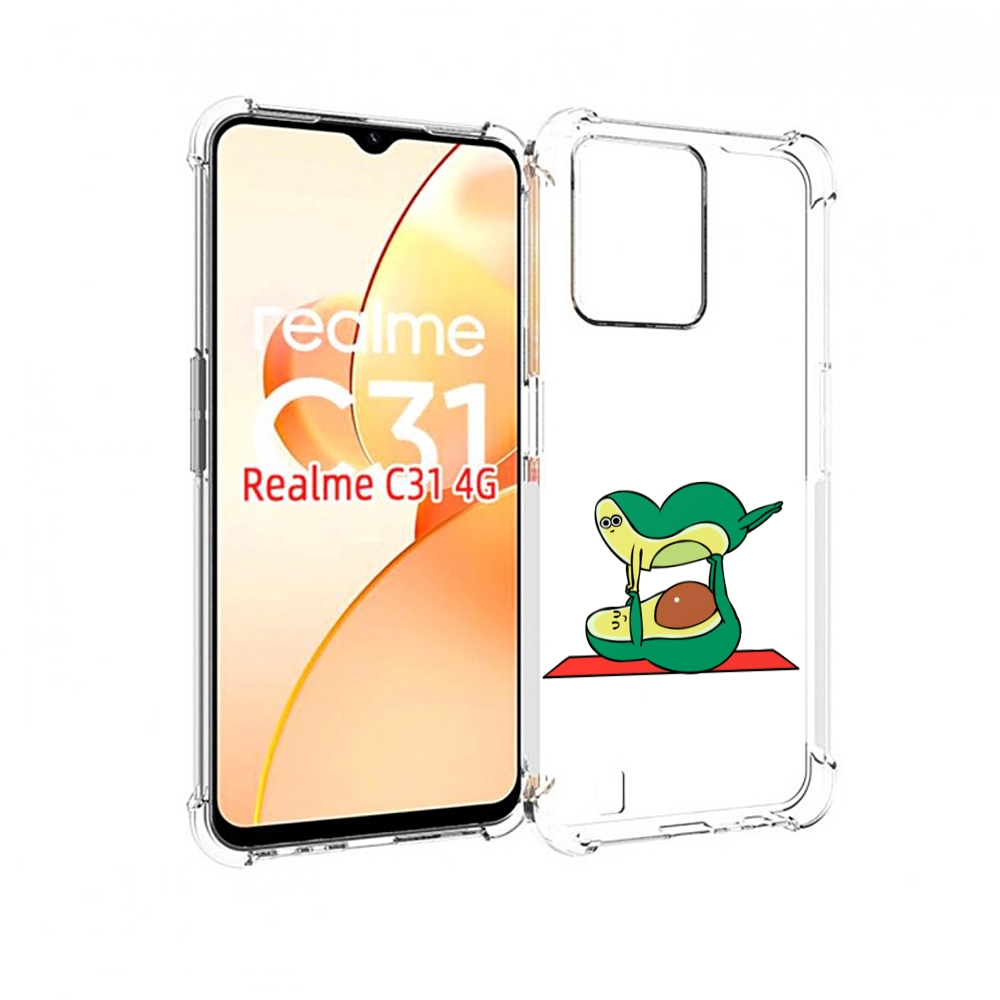 

Чехол MyPads Две-половинки для OPPO Realme C31, Прозрачный, Tocco