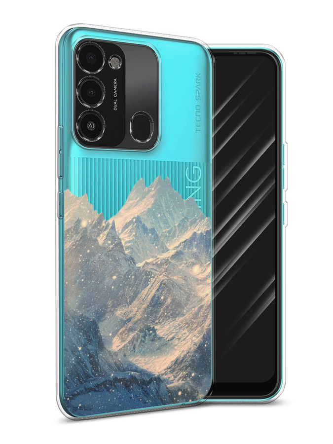 

Чехол Awog на Tecno Spark Go 2022/8С/9 "Горы арт 2", Разноцветный, 301250-10