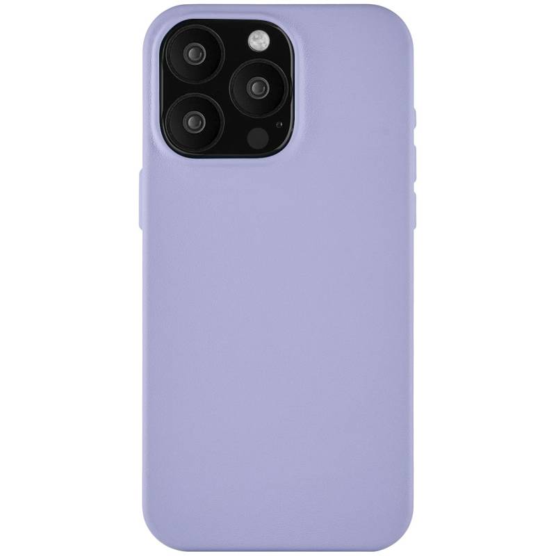 

Чехол защитный uBear Capital Leather Case with MagSafe для iPhone 15 Pro Max, лавандовый, Фиолетовый