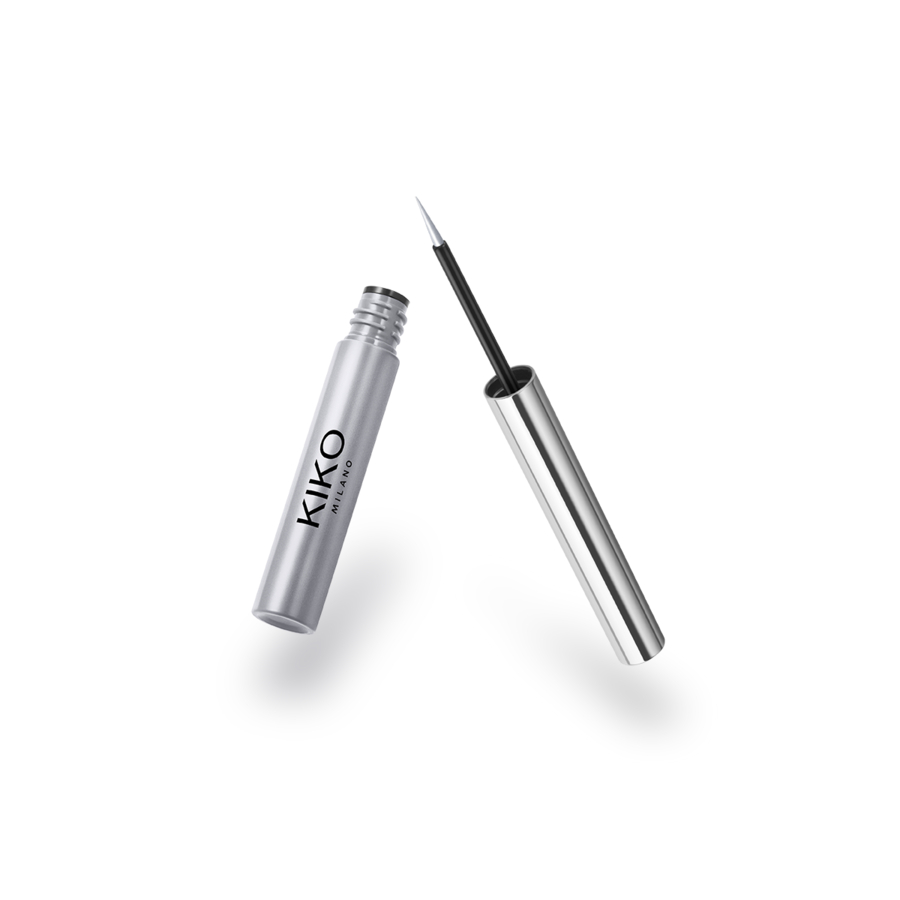 Подводка для глаз Kiko Milano Crazy '90s intense liquid eyeliner № 01 Hypnotic lines