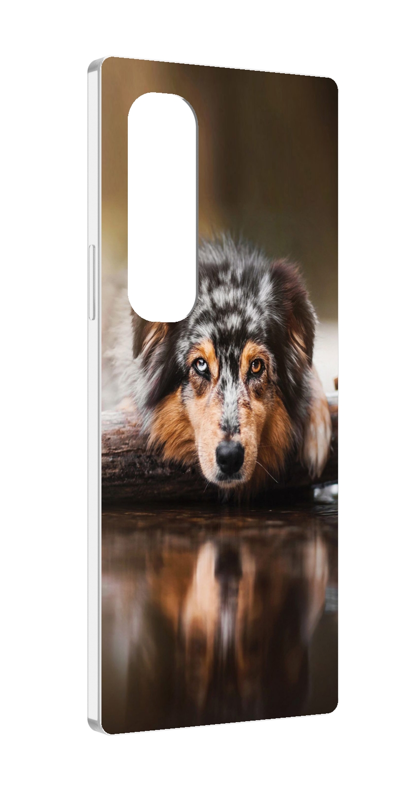 

Чехол MyPads австралииская овчарка для Samsung Galaxy Z Fold 4 (SM-F936), Прозрачный, Tocco