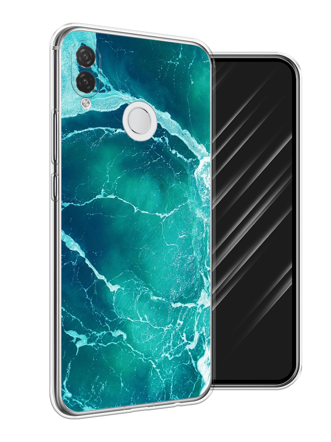 

Чехол Awog на Huawei P Smart Plus "Изумрудный океан", Голубой;синий, 68250-4