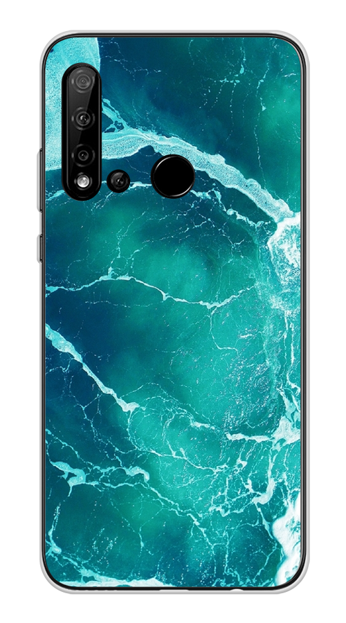 

Чехол Awog на Huawei Nova 5i "Изумрудный океан", Голубой;синий, 69850-4