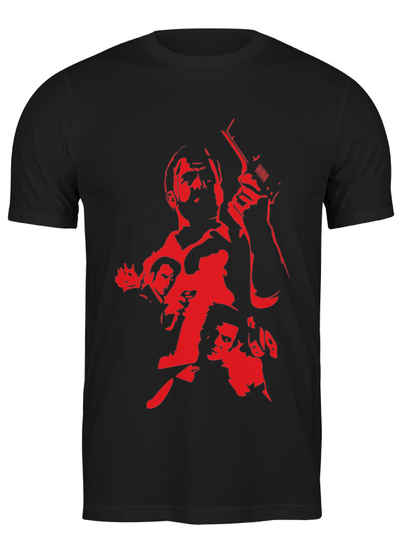 

Футболка мужская Printio Max payne черная 3XL, Черный, Max payne