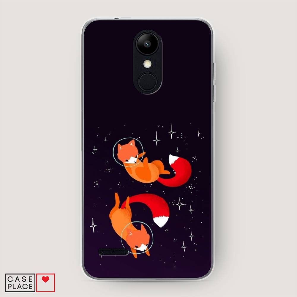 

Чехол Awog на LG K9 (K8 2018) "Лисы космонавты", Оранжевый, 83750-4