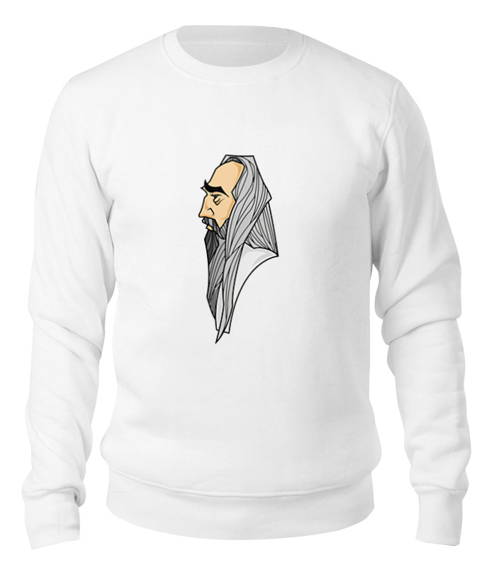 Свитшот унисекс Printio Саруман (saruman) белый S