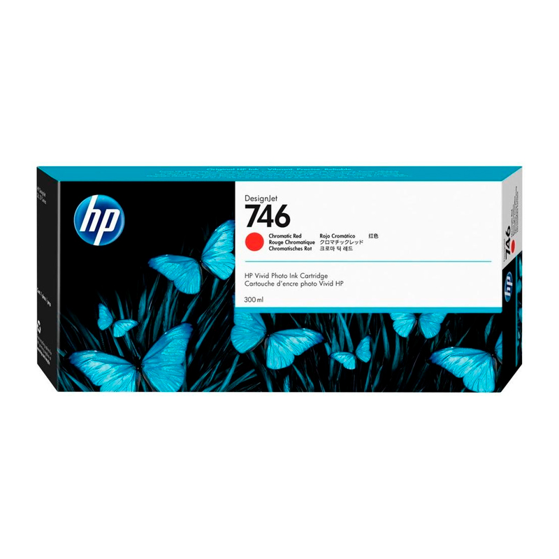 

Картридж Cartridge HP 746 для HP DesignJet Z6/Z9+, хроматический красный (300мл)