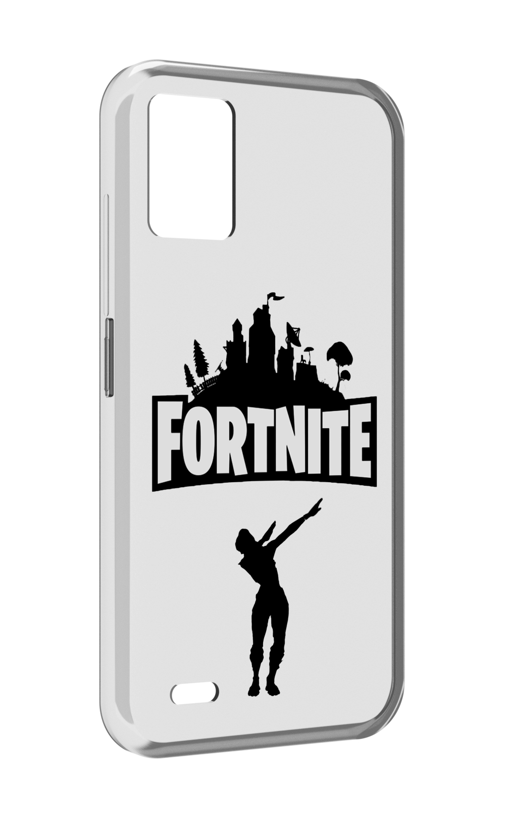 

Чехол задняя-панель-накладка-бампер MyPads fortnite-2 для UMIDIGI Bison 1 противоударный, Прозрачный, Tocco