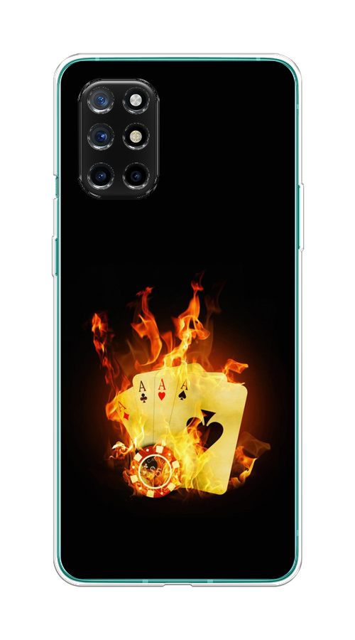 

Чехол Awog на OnePlus 8T / ВанПлас 8T "Горящие карты", Черный;оранжевый, 151150-9