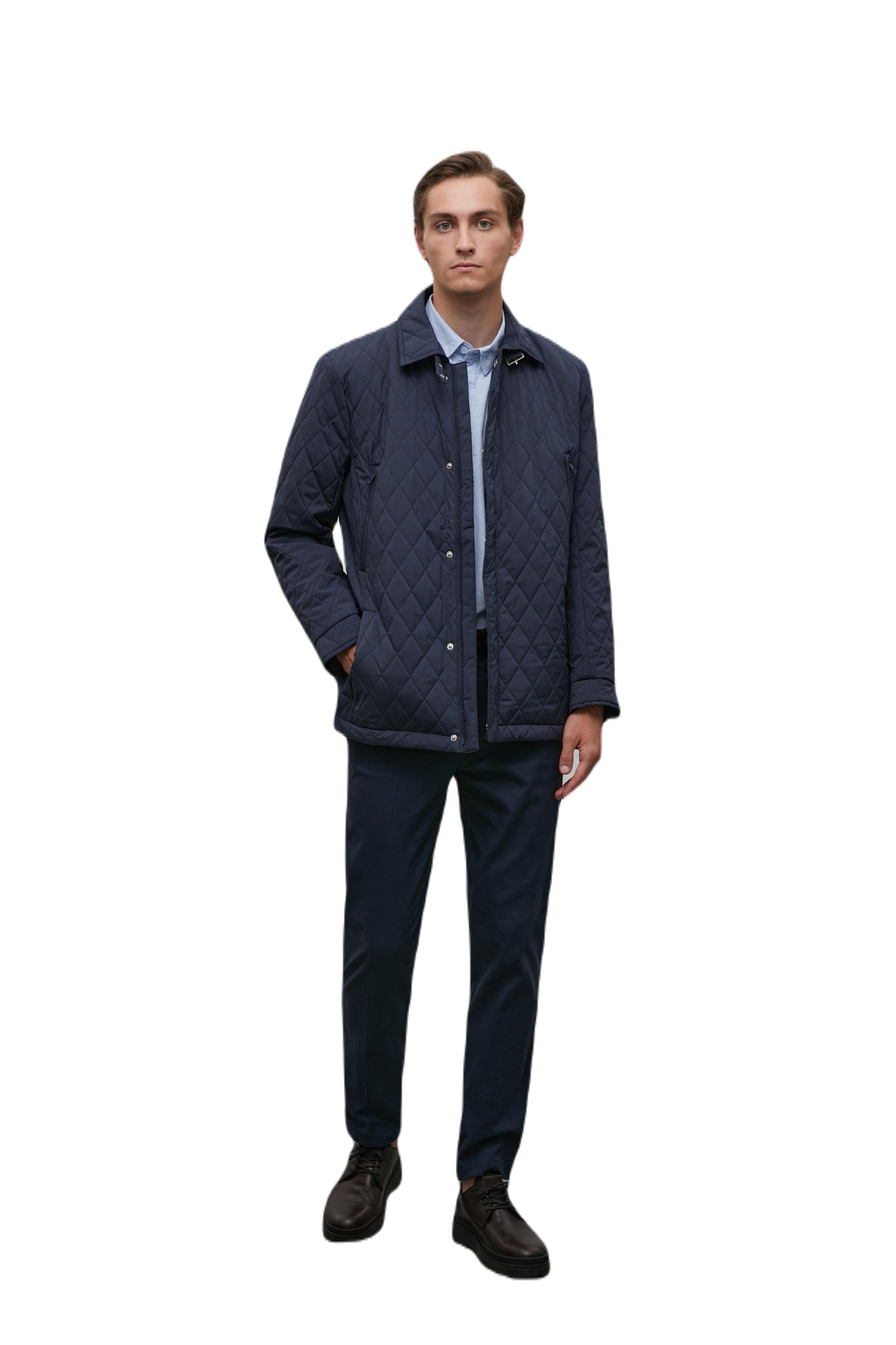 

Куртка мужская Finn Flare FAC21030 синяя 2XL, FAC21030