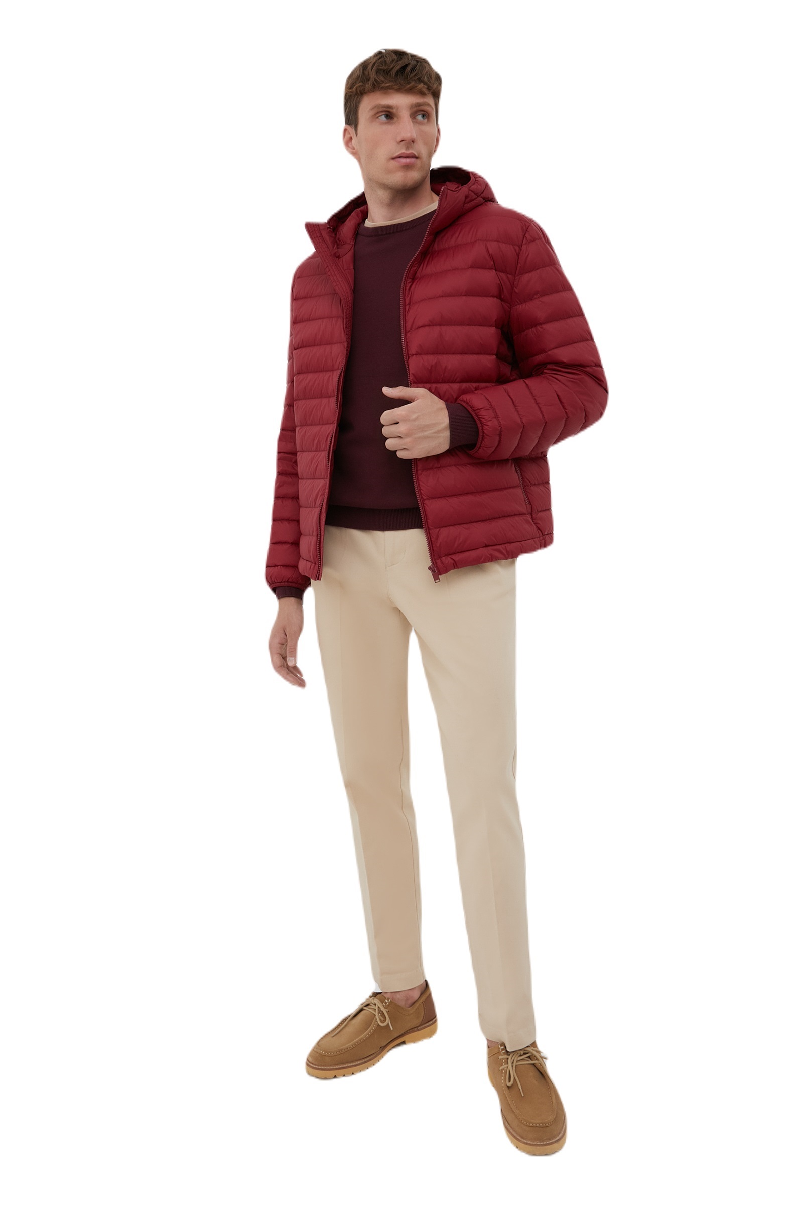 

Куртка мужская Finn Flare BAS-20064 бордовая 3XL, BAS-20064