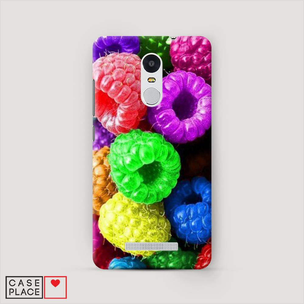 

Пластиковый чехол "Разноцветная малина" на Xiaomi Redmi Note 3