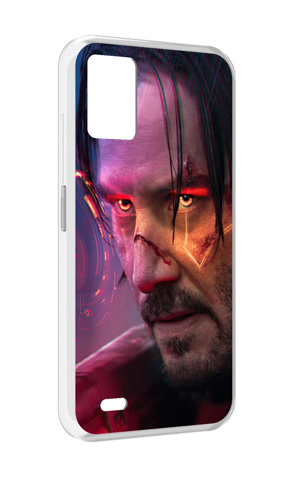 

Чехол MyPads cyberpunk 2077 Джонни Сильверхенд для UMIDIGI Bison 1, Прозрачный, Tocco