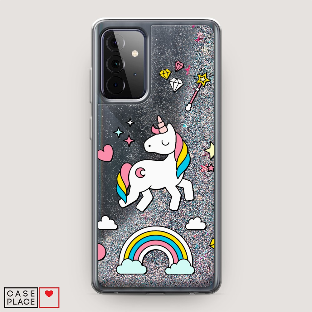 

Чехол Awog на Samsung Galaxy A72 / Самсунг A72 "Принцесса единорог", Разноцветный, 2101991-1
