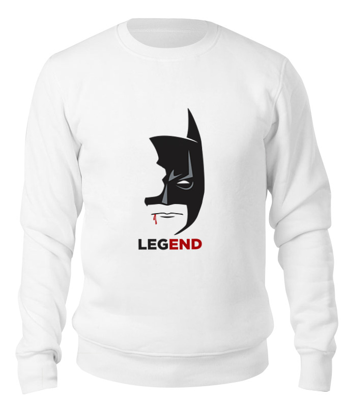 

Свитшот унисекс Printio Бэтмен (batman) белый XS, Бэтмен (batman)