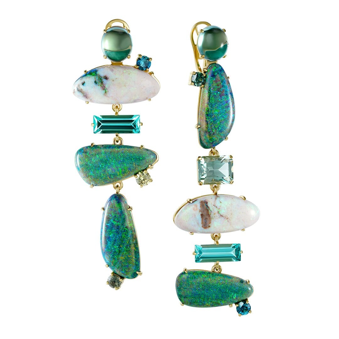 

Серьги из золота с опалом Natasha Libelle 0201.2991.0709.01, 0201.2991.0709.01