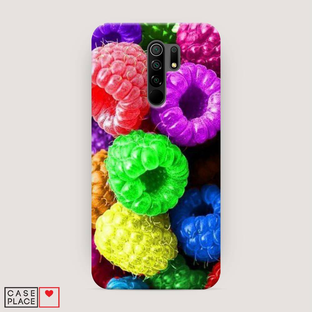 

Пластиковый чехол "Разноцветная малина" на Xiaomi Redmi 9, 38320-7