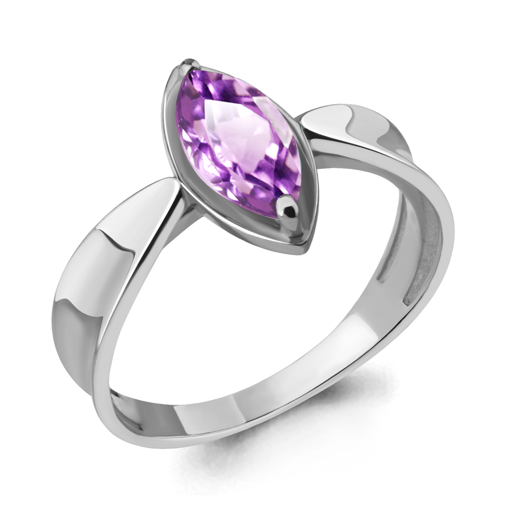 

Кольцо из серебра с аметистом р. , Aquamarine 6919704_925_р, 6919704_925_р