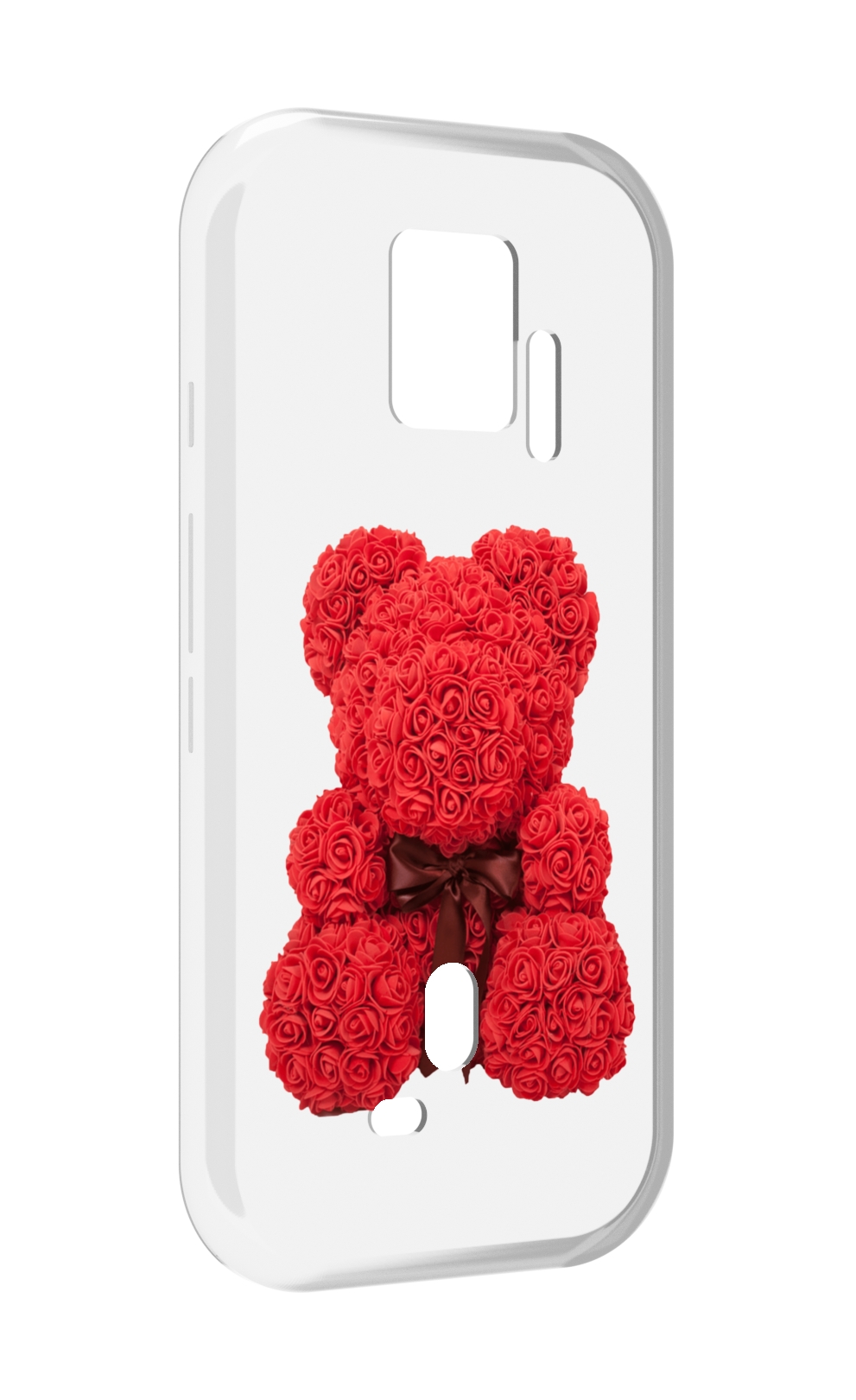 

Чехол MyPads мишка-из-розочек для ZTE Nubia Red Magic 7S Pro, Прозрачный, Tocco