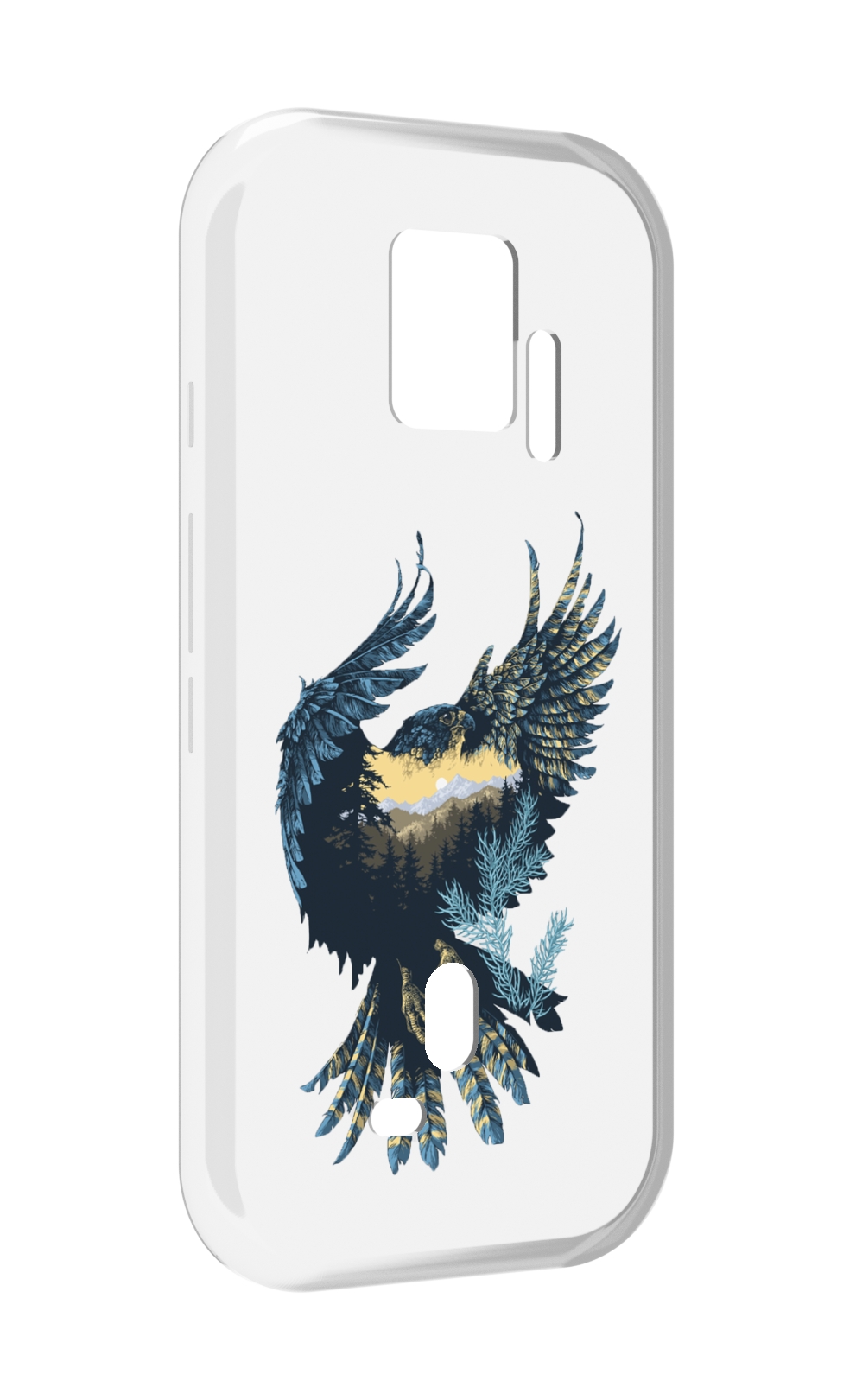 

Чехол MyPads мирок в соколе для ZTE Nubia Red Magic 7S Pro, Прозрачный, Tocco