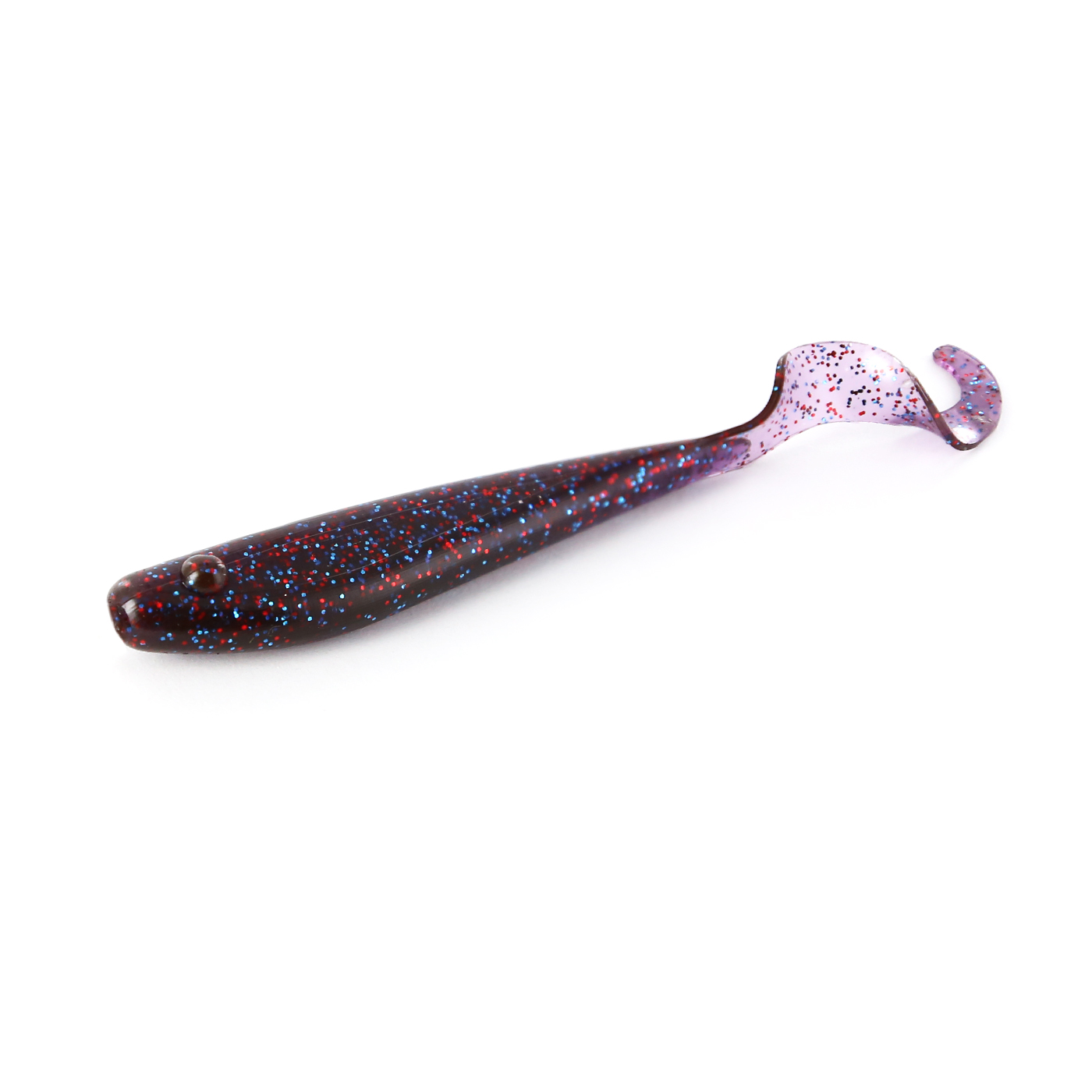 

Силиконовая приманка Proper Tail 80 мм, berry sparkles, 4 шт., Фиолетовый;голубой;розовый;зеленый;желтый;оранжевый