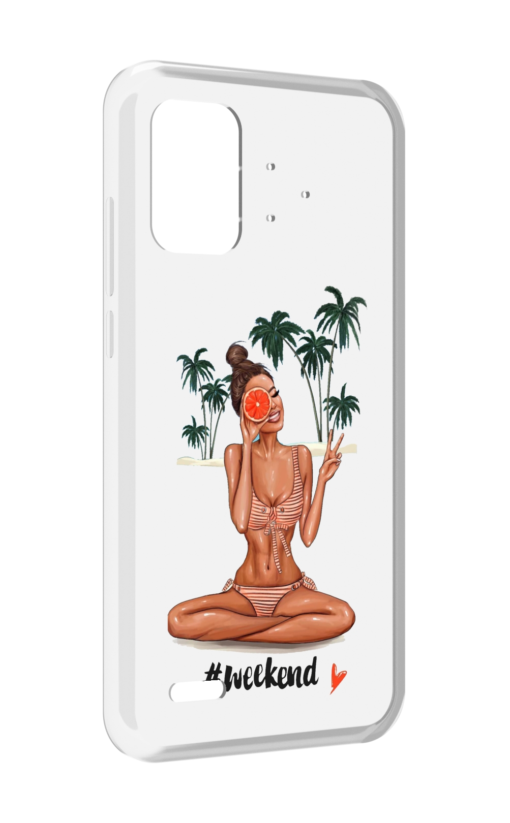 

Чехол MyPads Weekend для UMIDIGI Bison Pro, Прозрачный, Tocco