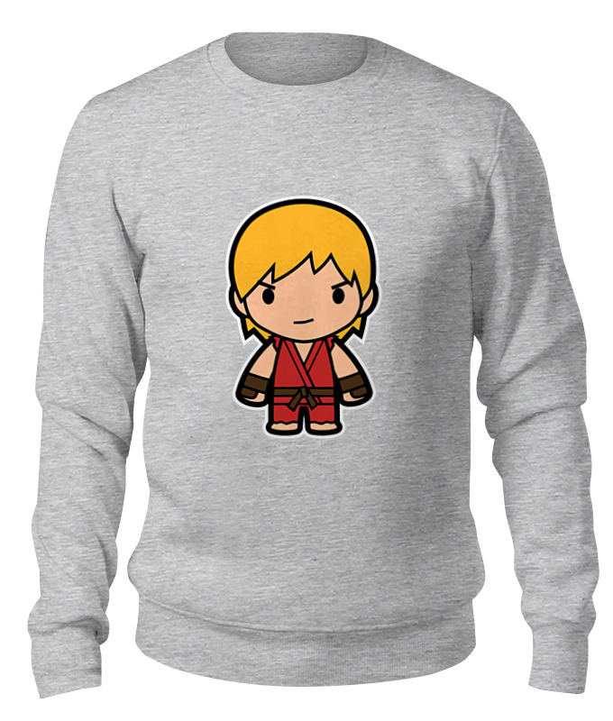 

Свитшот унисекс Printio Ken (street fighter) серый XS, Ken (street fighter)