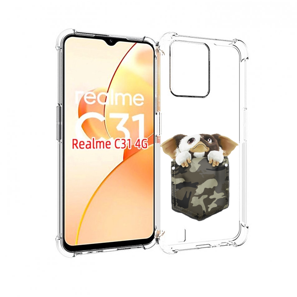 

Чехол MyPads Гизмо для OPPO Realme C31, Прозрачный, Tocco