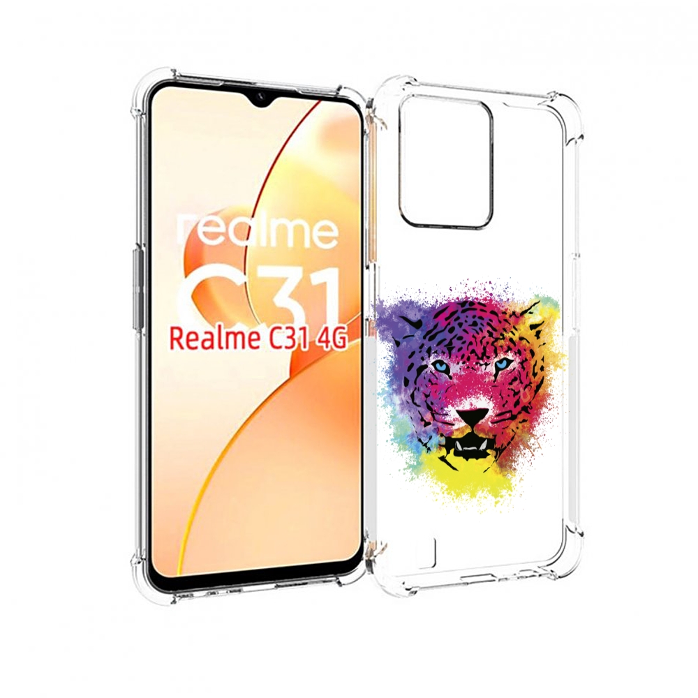 

Чехол MyPads Гепард для OPPO Realme C31, Прозрачный, Tocco