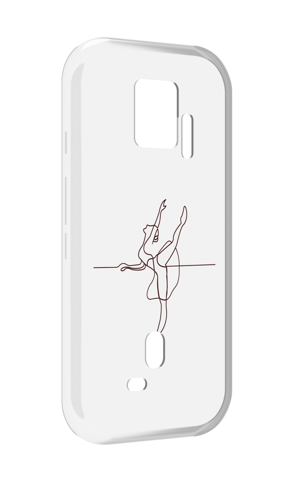 Чехол MyPads маленькая-баллерина для ZTE Nubia Red Magic 7S Pro