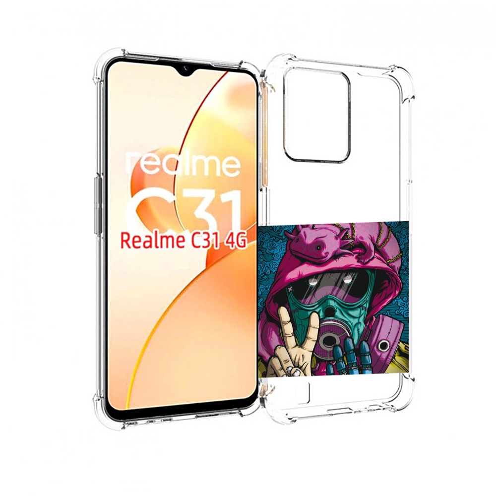 

Чехол MyPads Всем-мир для OPPO Realme C31, Прозрачный, Tocco