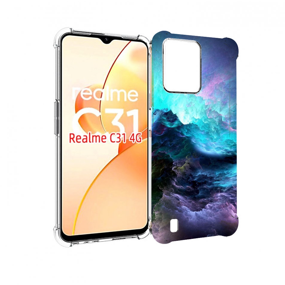 

Чехол MyPads Волна для OPPO Realme C31, Прозрачный, Tocco
