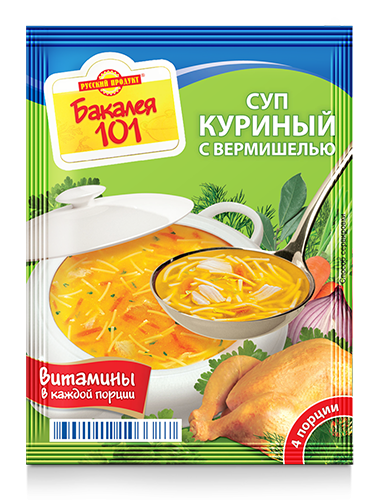 фото Суп русский продукт куриный с вермишелью 60 г