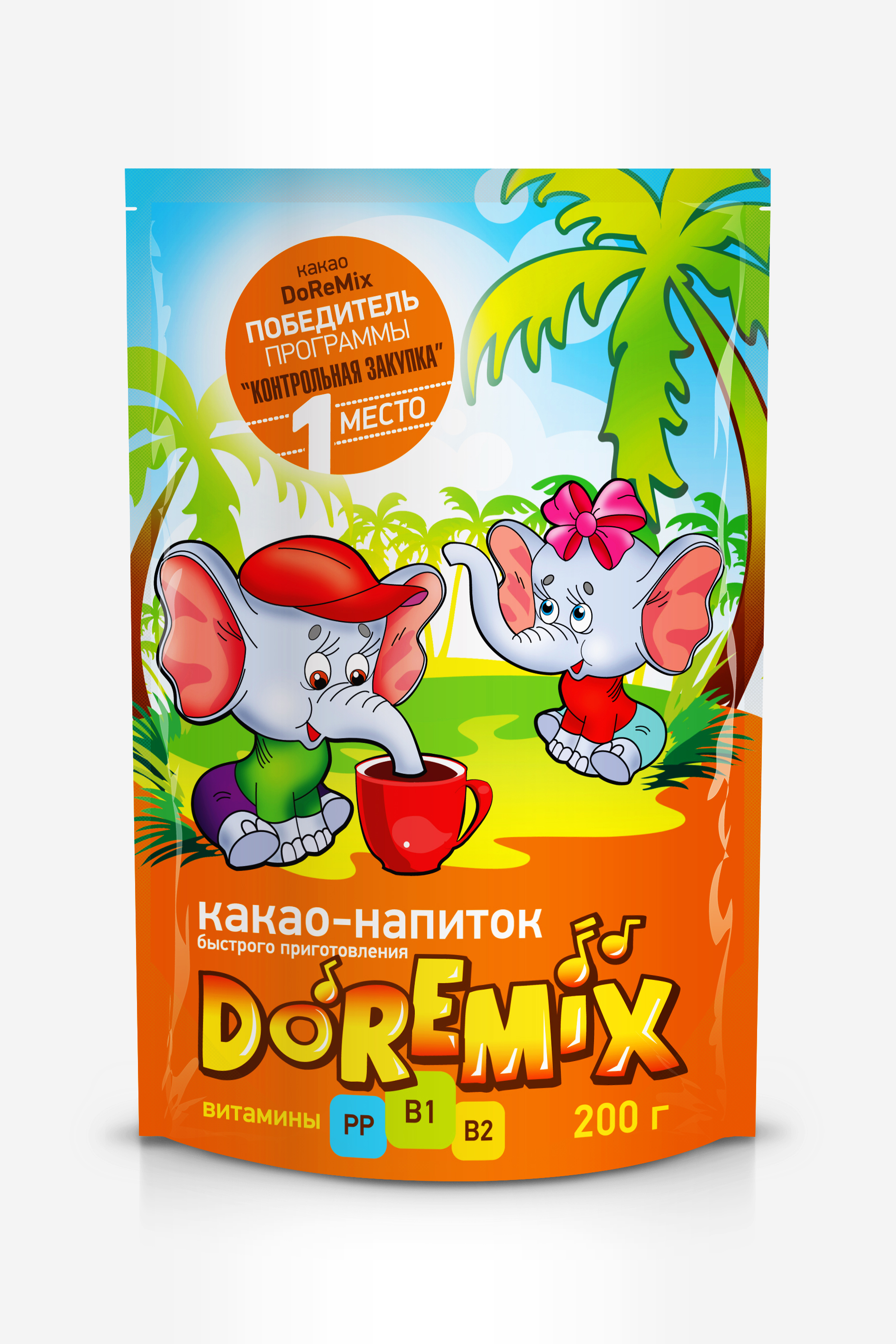 Какао-порошок Doremix растворимый, 200 г