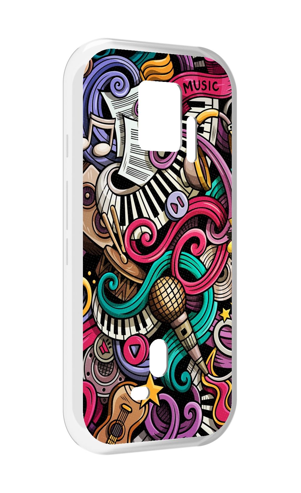

Чехол MyPads любимая-музыка для ZTE Nubia Red Magic 7S Pro, Прозрачный, Tocco