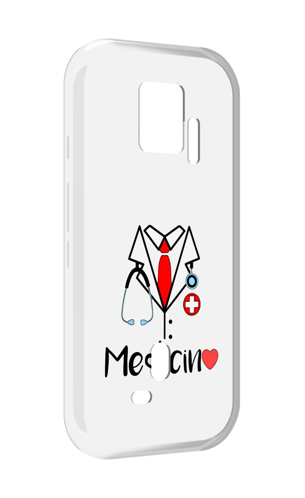 

Чехол MyPads любимая медецина для ZTE Nubia Red Magic 7S Pro, Прозрачный, Tocco