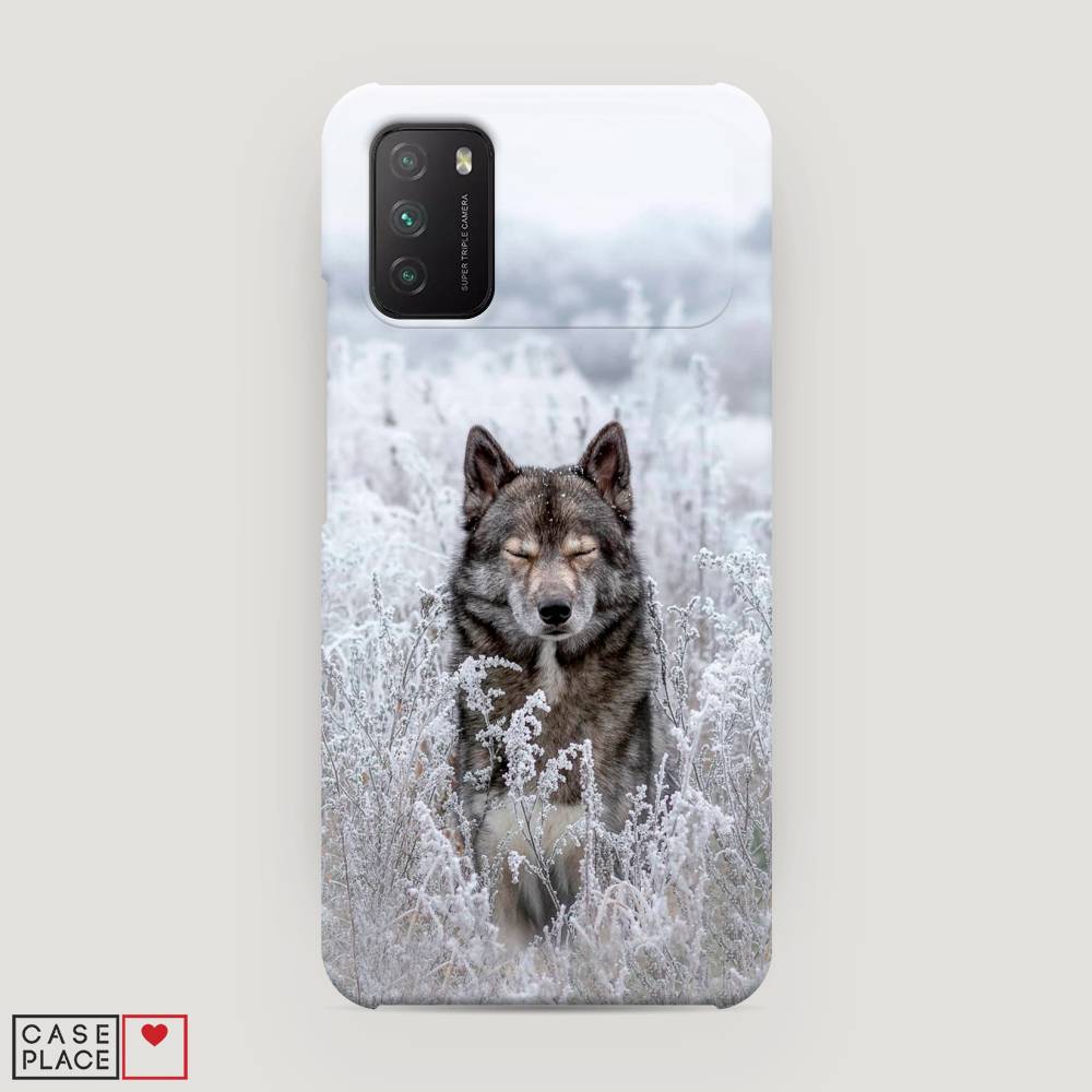 

Пластиковый чехол "Волк в поле" на Xiaomi Poco M3, 39520-1