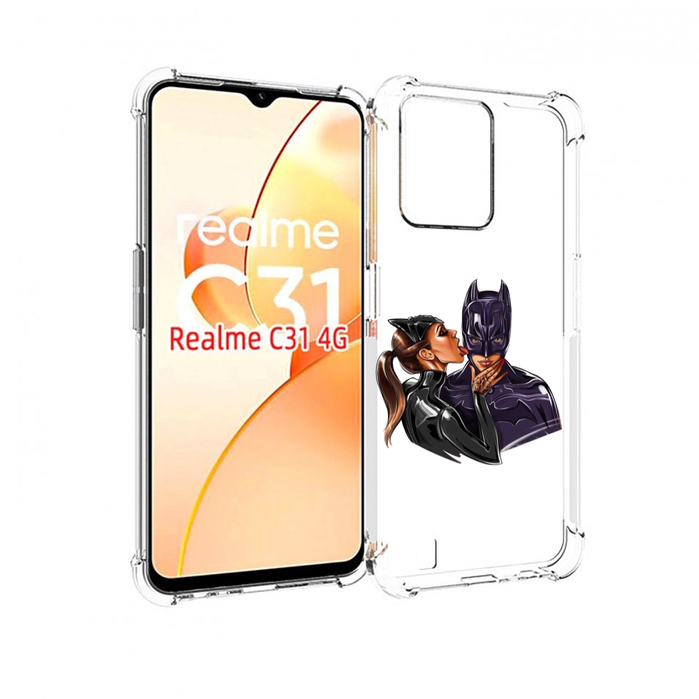 

Чехол MyPads Бэтман для OPPO Realme C31, Прозрачный, Tocco