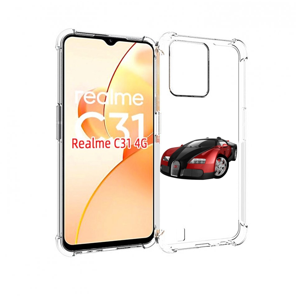 

Чехол MyPads Бука мужской для OPPO Realme C31, Прозрачный, Tocco