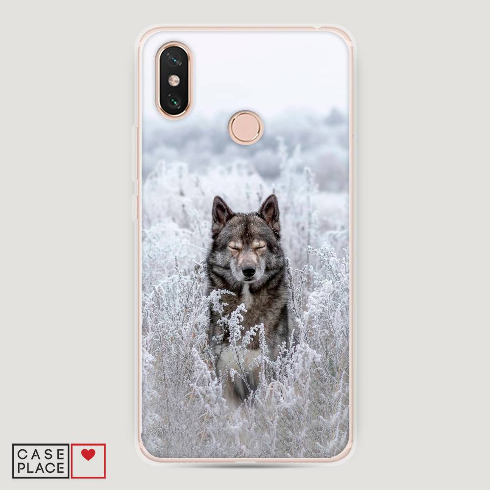 

Пластиковый чехол "Волк в поле" на Xiaomi Mi Max 3
