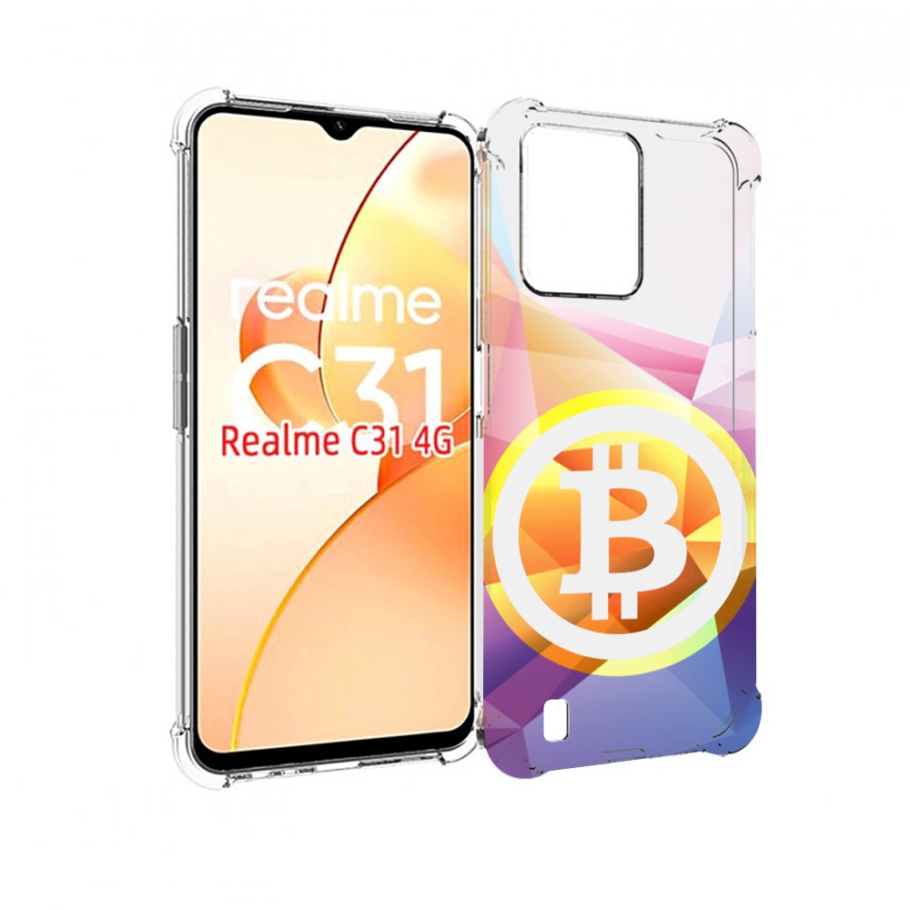 

Чехол MyPads Биткоин для OPPO Realme C31, Прозрачный, Tocco