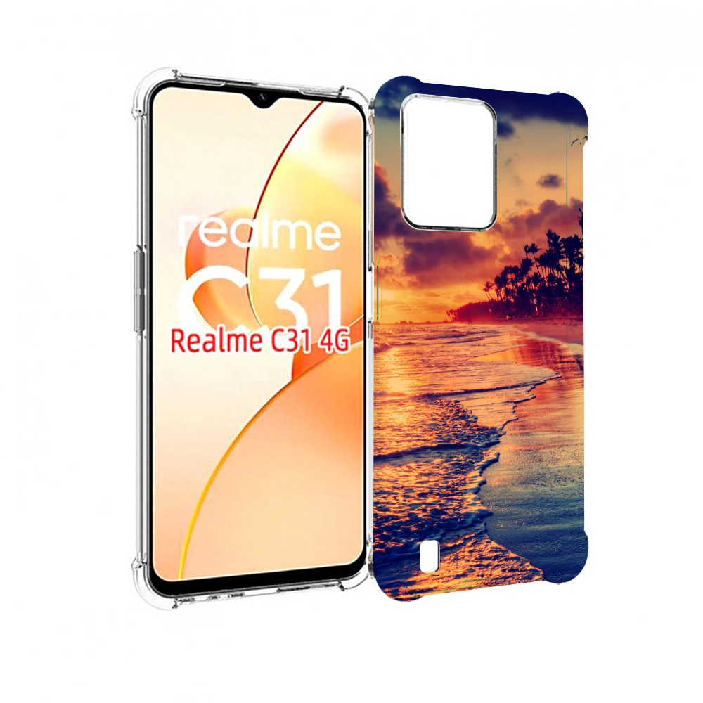 

Чехол MyPads Берег для OPPO Realme C31, Прозрачный, Tocco
