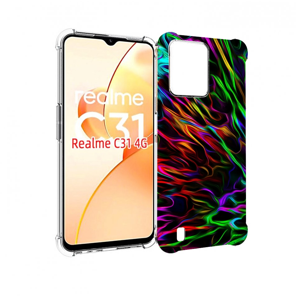 

Чехол MyPads Бензин для OPPO Realme C31, Прозрачный, Tocco