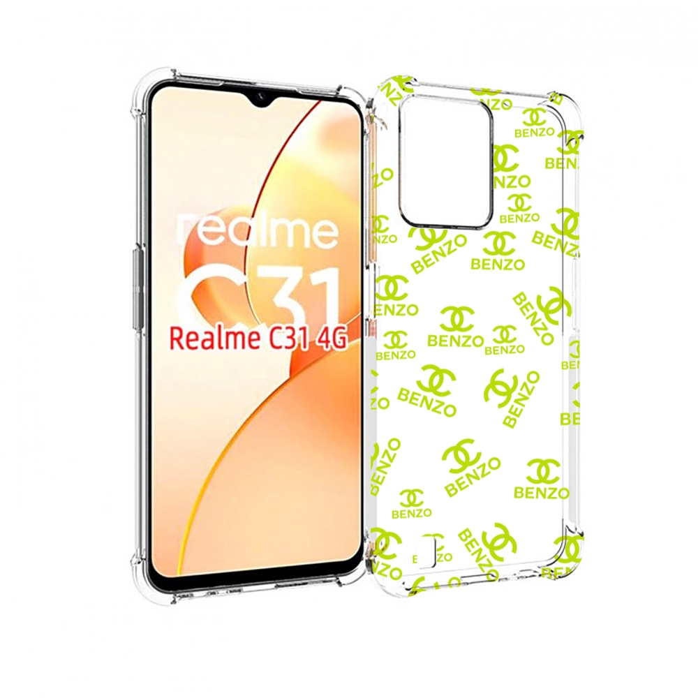 

Чехол MyPads Белый-Бензо для OPPO Realme C31, Прозрачный, Tocco